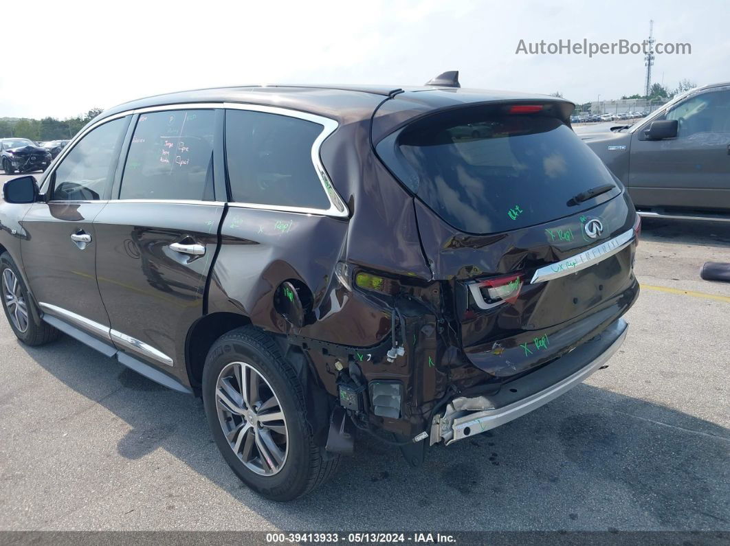 2020 Infiniti Qx60 Pure Brown vin: 5N1DL0MN8LC543156