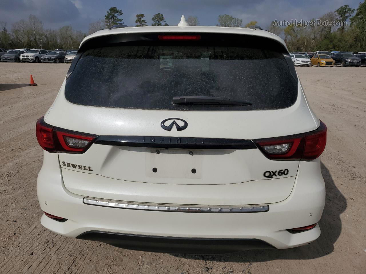 2020 Infiniti Qx60 Luxe White vin: 5N1DL0MN8LC522663