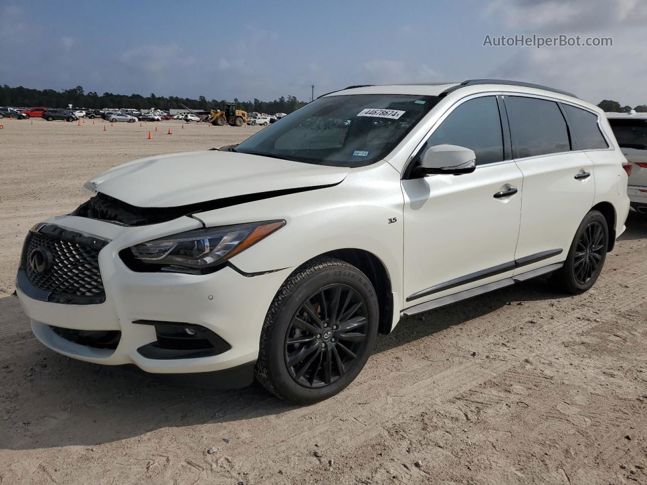 2020 Infiniti Qx60 Luxe White vin: 5N1DL0MN8LC522663