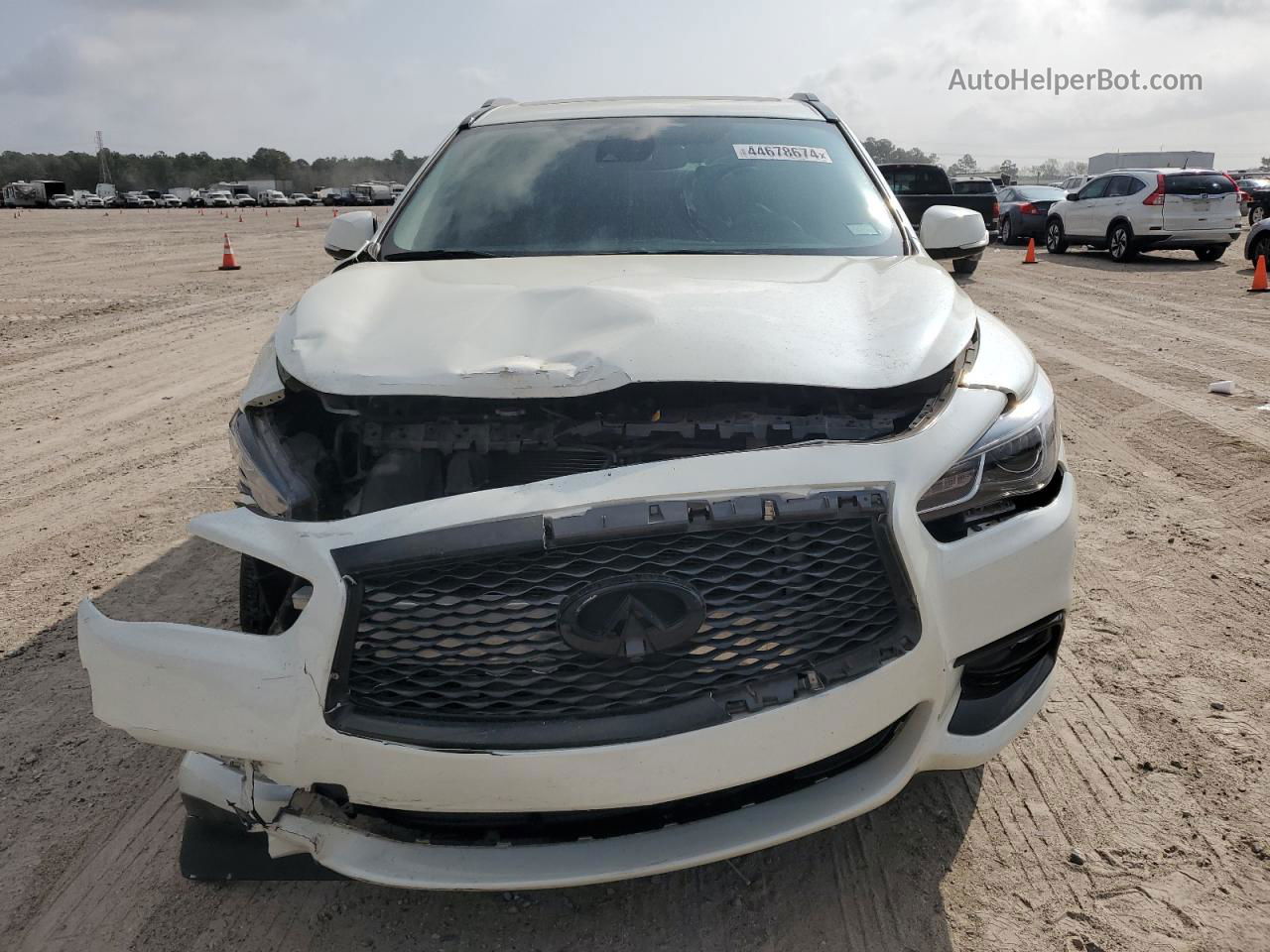 2020 Infiniti Qx60 Luxe White vin: 5N1DL0MN8LC522663