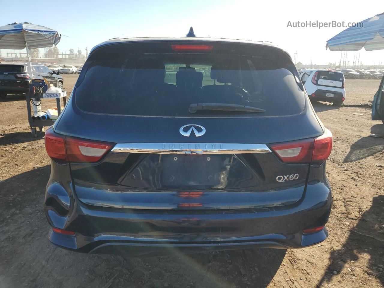 2017 Infiniti Qx60  Blue vin: 5N1DL0MN9HC507094