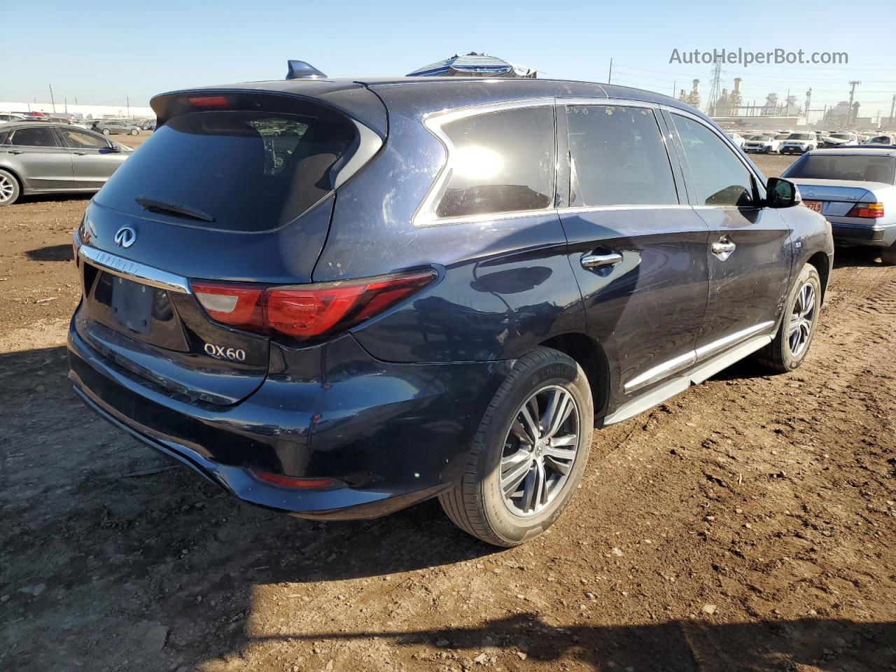 2017 Infiniti Qx60  Blue vin: 5N1DL0MN9HC507094