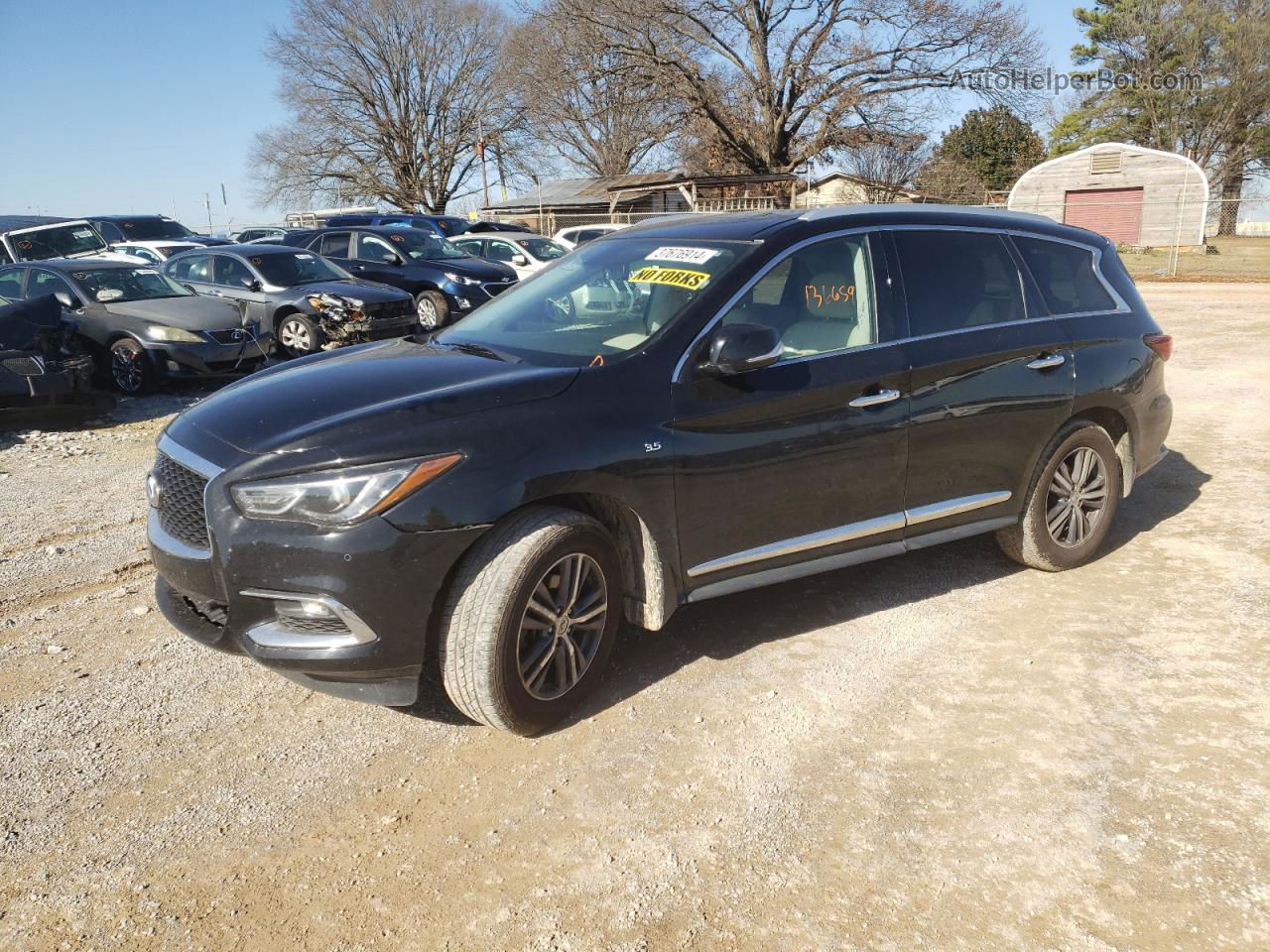 2017 Infiniti Qx60  Черный vin: 5N1DL0MN9HC507533