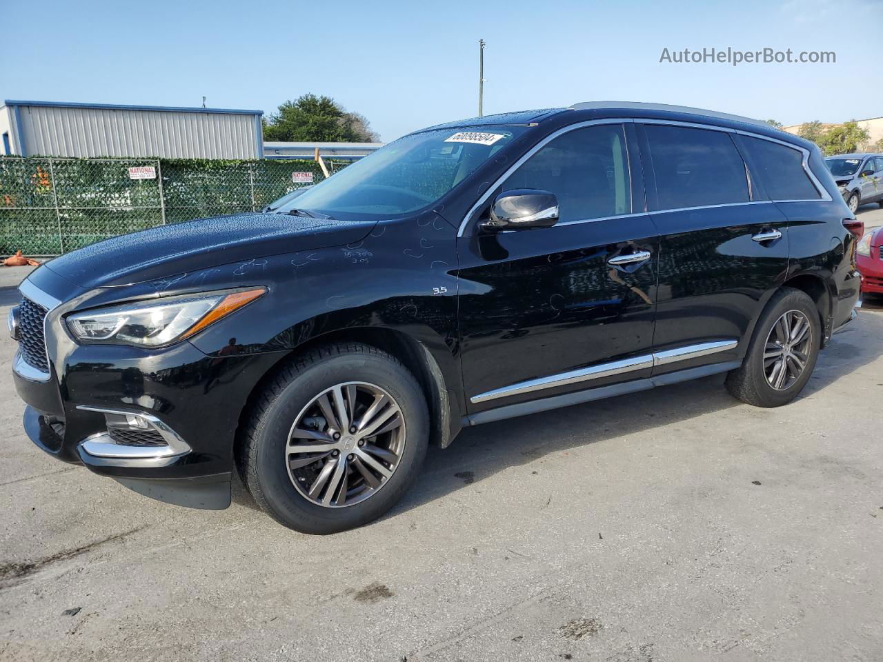 2017 Infiniti Qx60  Black vin: 5N1DL0MN9HC553458