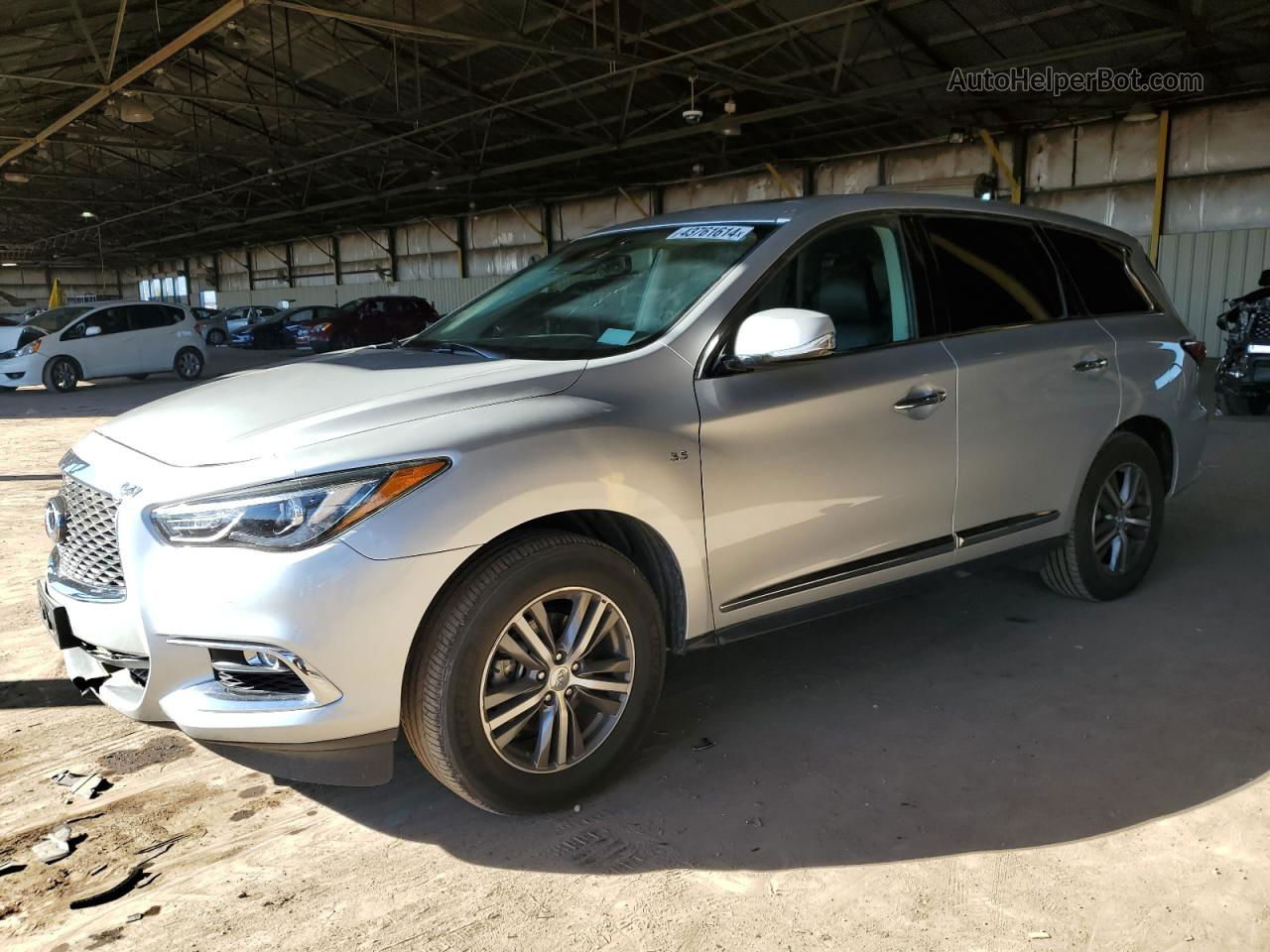 2020 Infiniti Qx60 Luxe Silver vin: 5N1DL0MN9LC525118