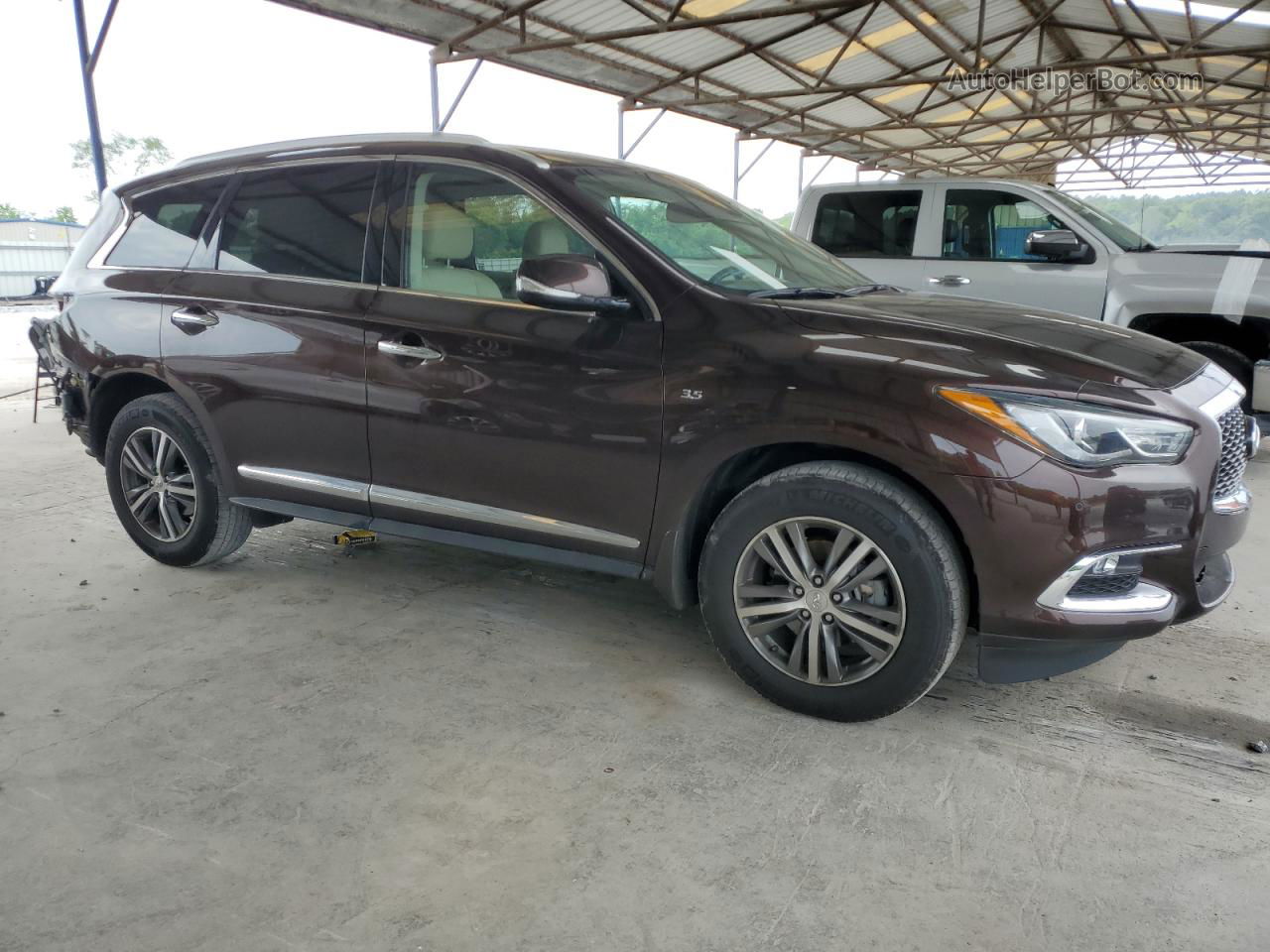 2020 Infiniti Qx60 Luxe Burgundy vin: 5N1DL0MN9LC525717