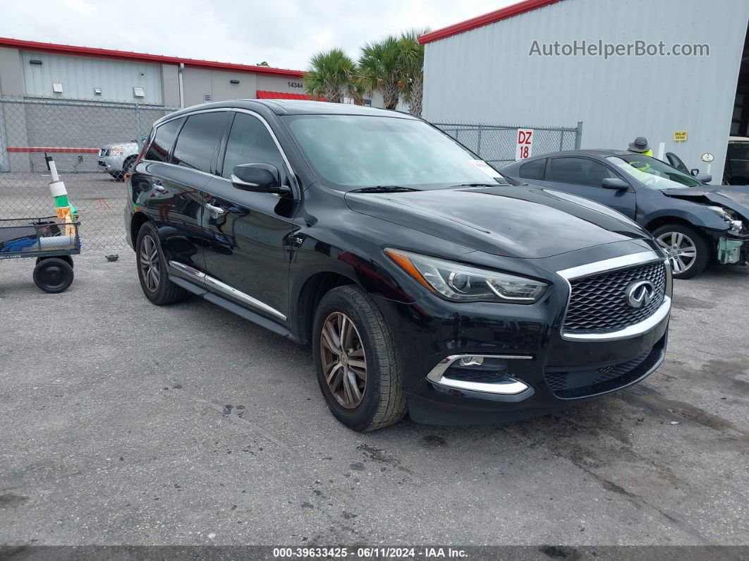 2017 Infiniti Qx60   Black vin: 5N1DL0MNXHC507685