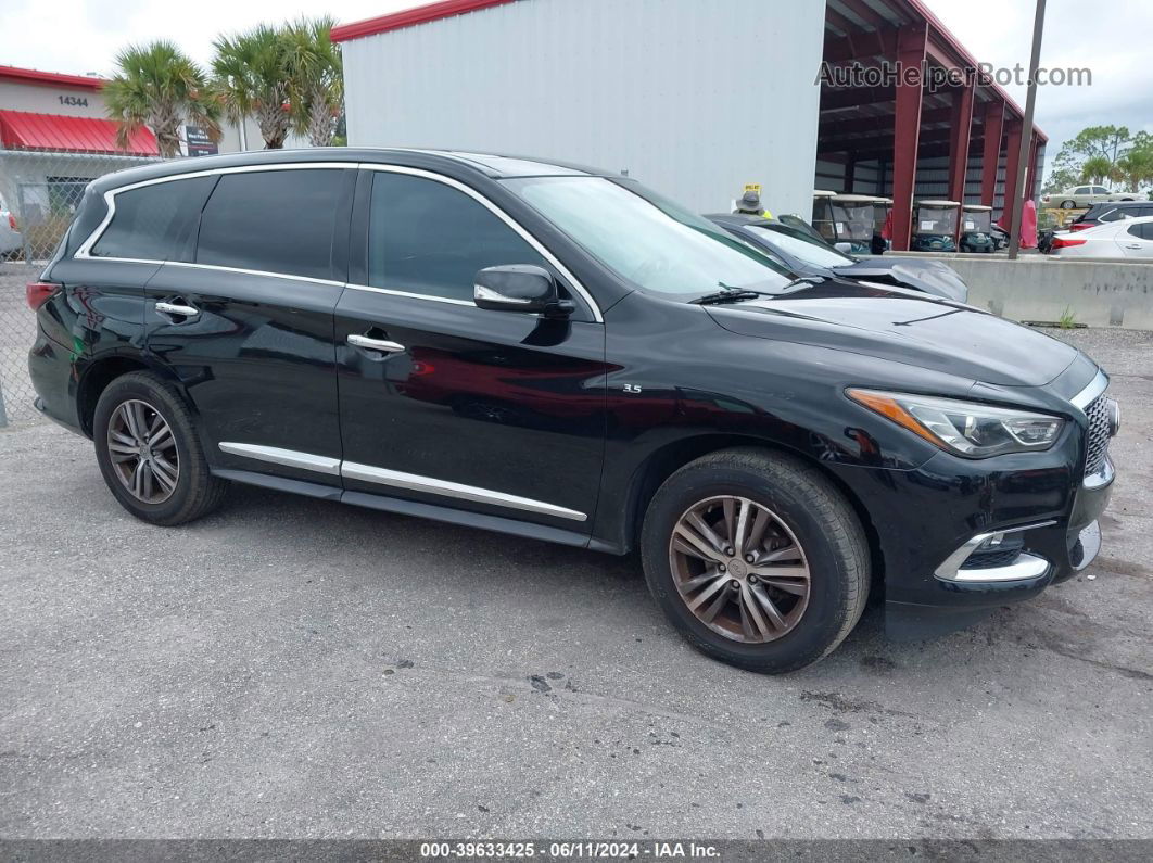 2017 Infiniti Qx60   Black vin: 5N1DL0MNXHC507685