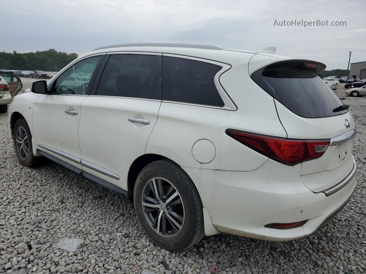 2017 Infiniti Qx60  White vin: 5N1DL0MNXHC510148