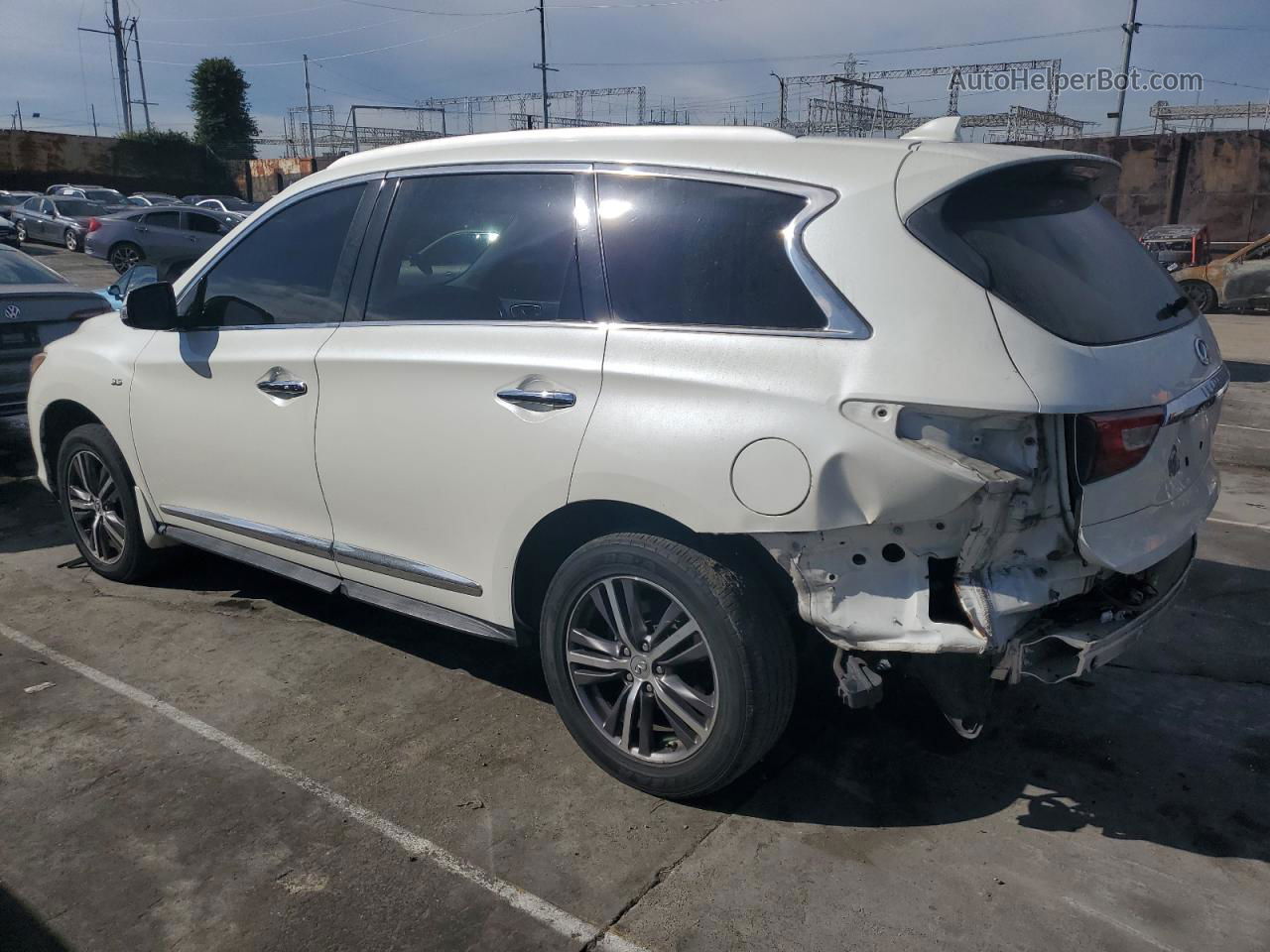 2017 Infiniti Qx60  White vin: 5N1DL0MNXHC550312