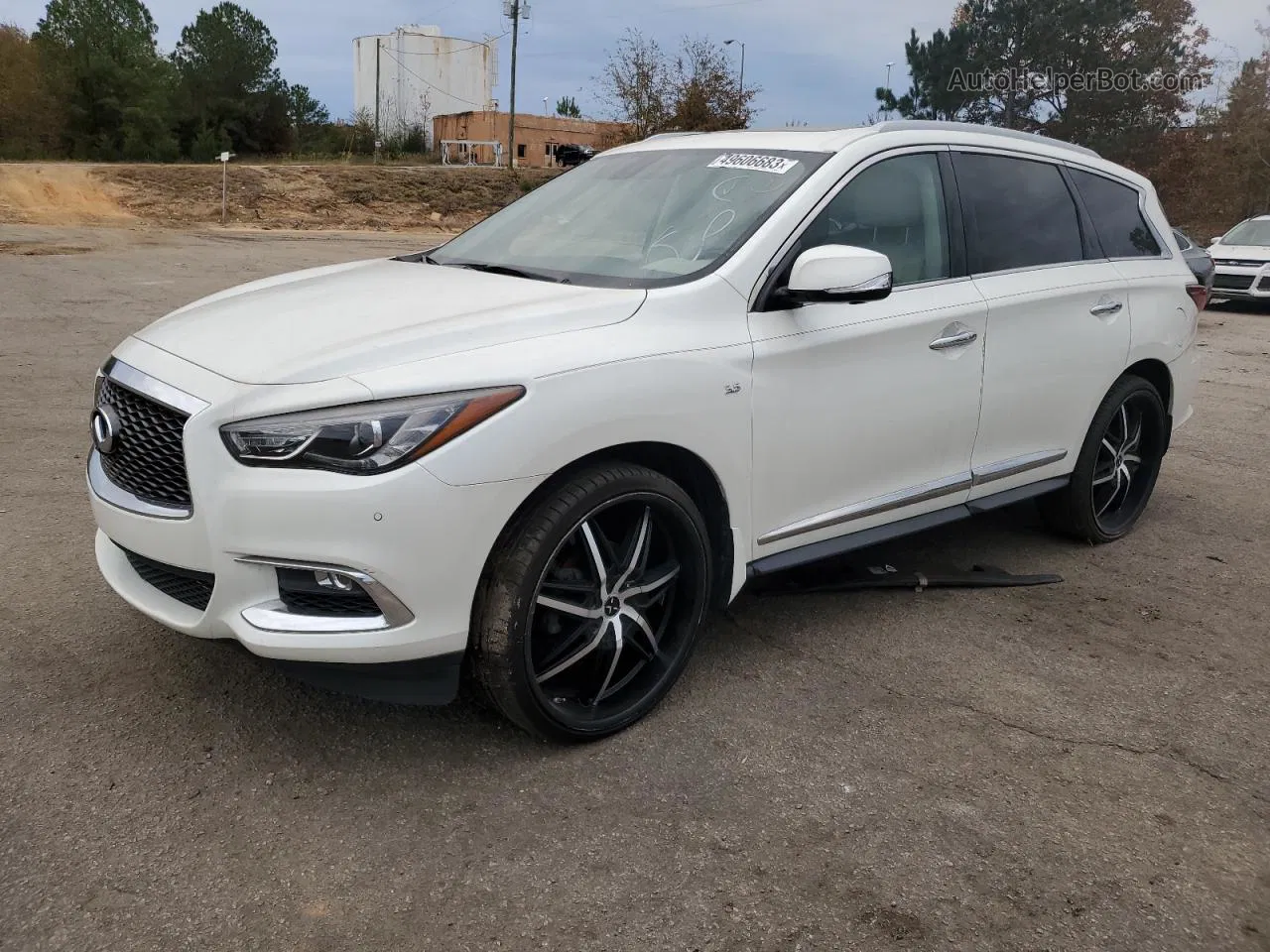 2017 Infiniti Qx60  Белый vin: 5N1DL0MNXHC553078