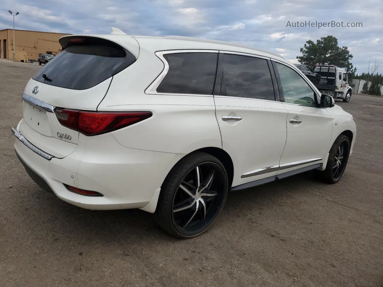 2017 Infiniti Qx60  Белый vin: 5N1DL0MNXHC553078