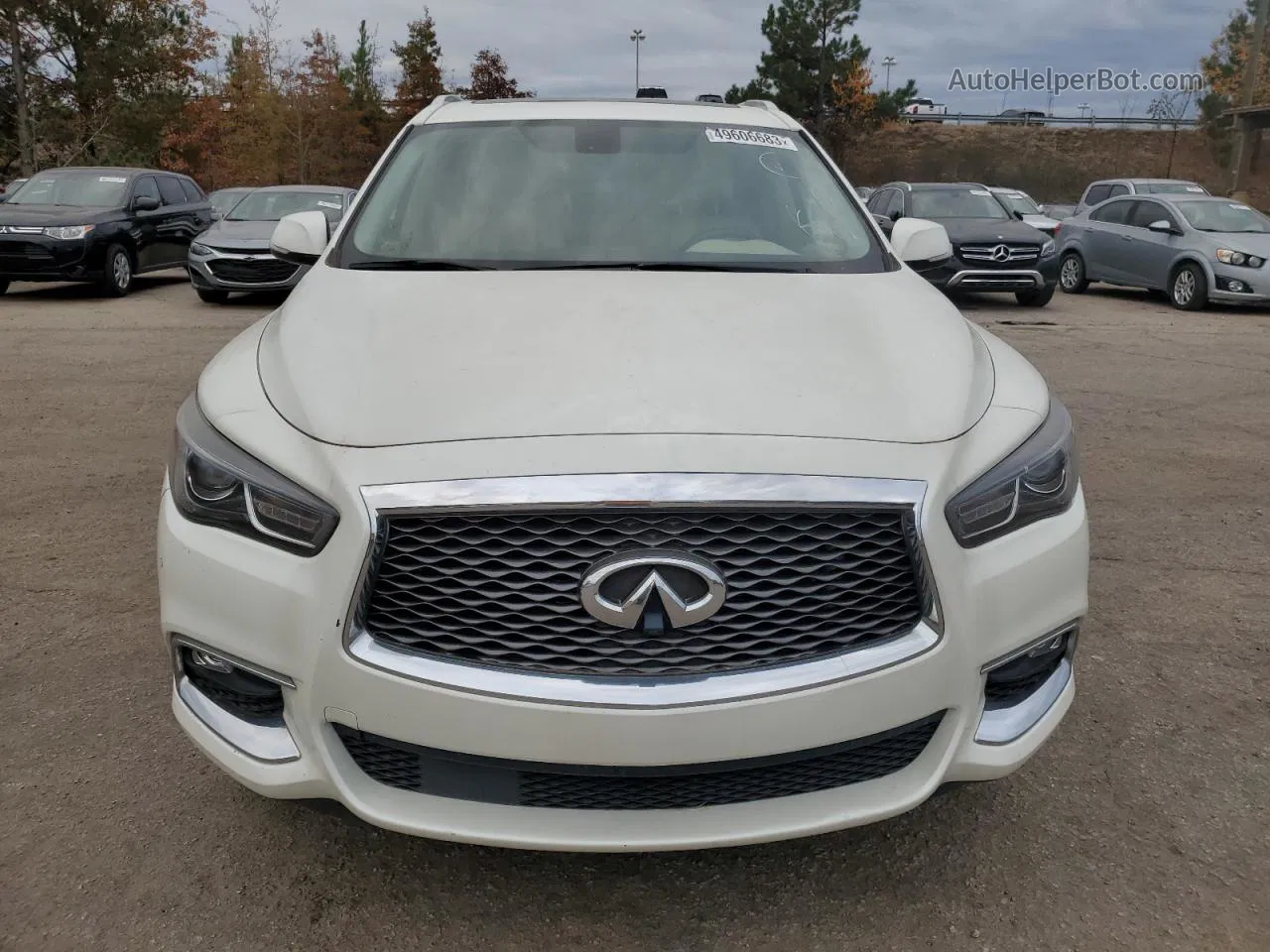 2017 Infiniti Qx60  Белый vin: 5N1DL0MNXHC553078