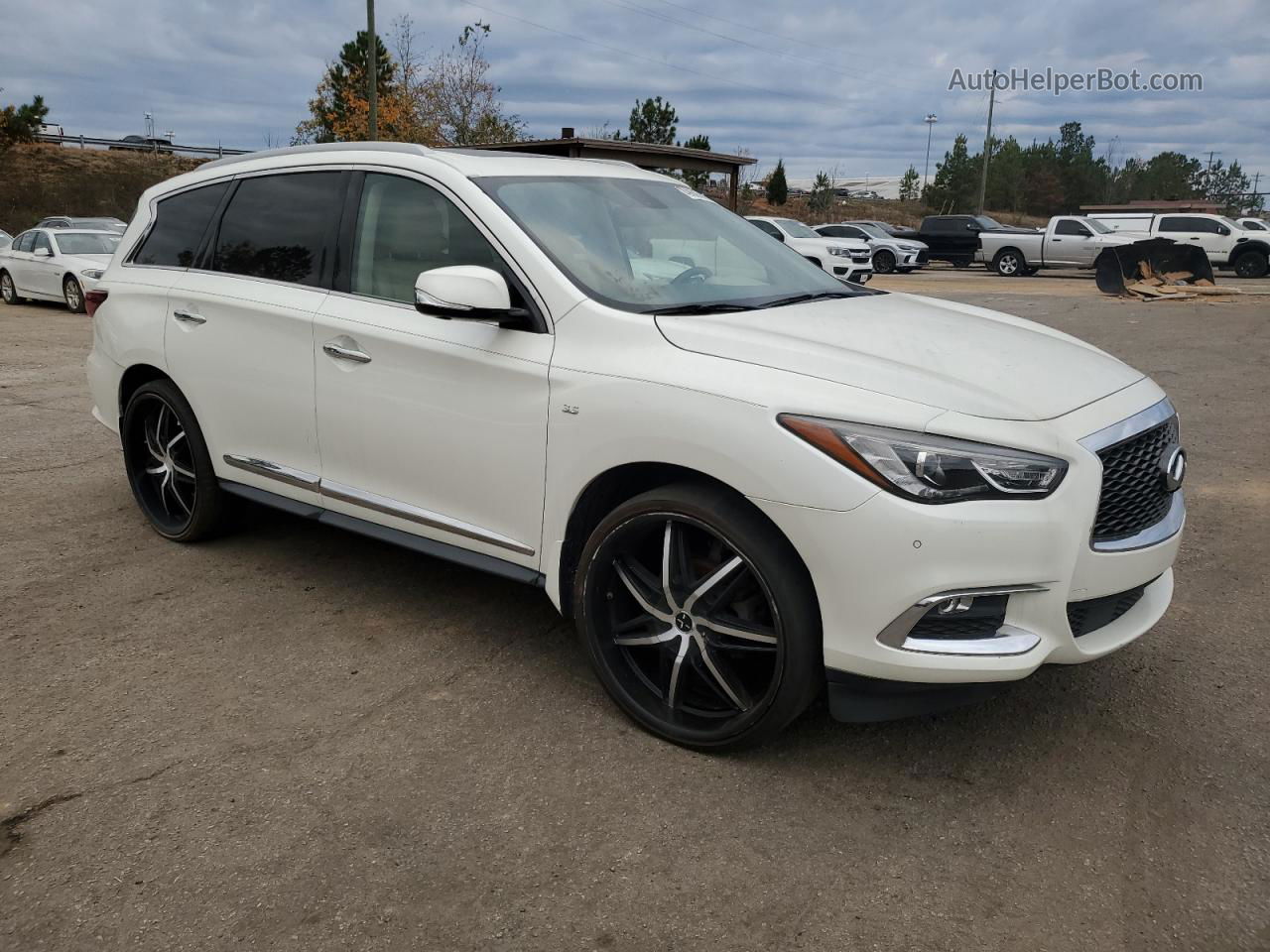 2017 Infiniti Qx60  Белый vin: 5N1DL0MNXHC553078