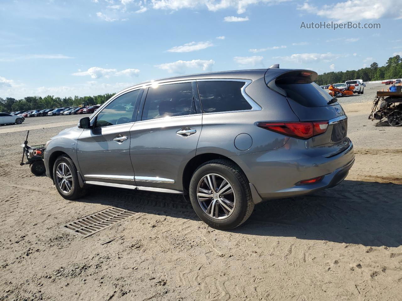 2017 Infiniti Qx60  Gray vin: 5N1DL0MNXHC555235