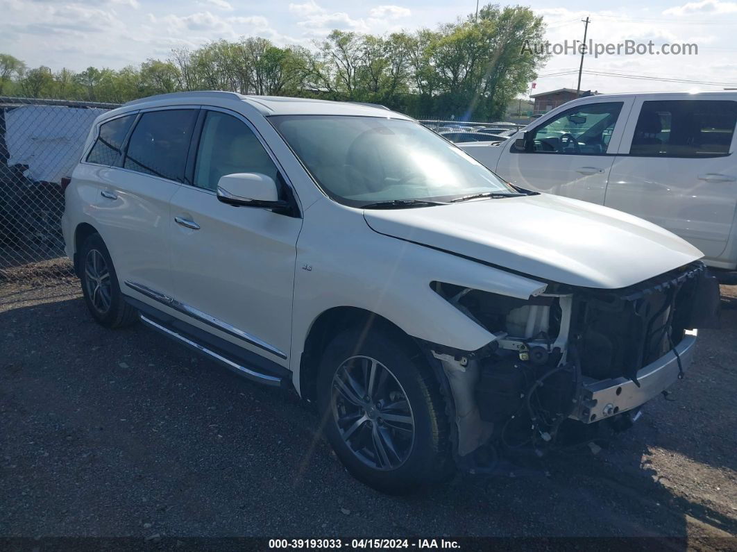 2017 Infiniti Qx60   White vin: 5N1DL0MNXHC556305