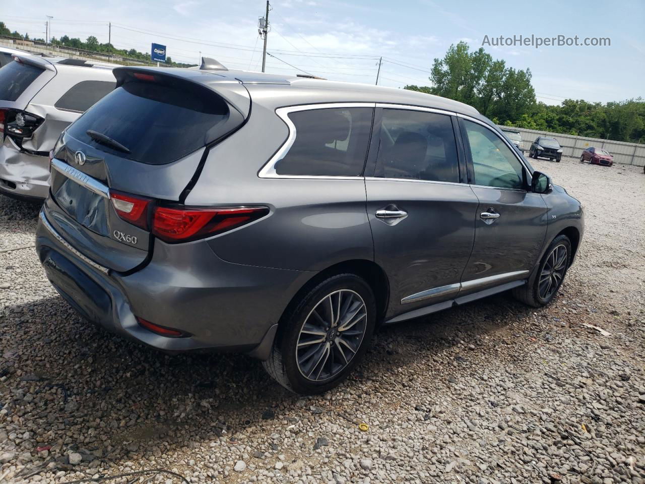 2017 Infiniti Qx60  Charcoal vin: 5N1DL0MNXHC559320