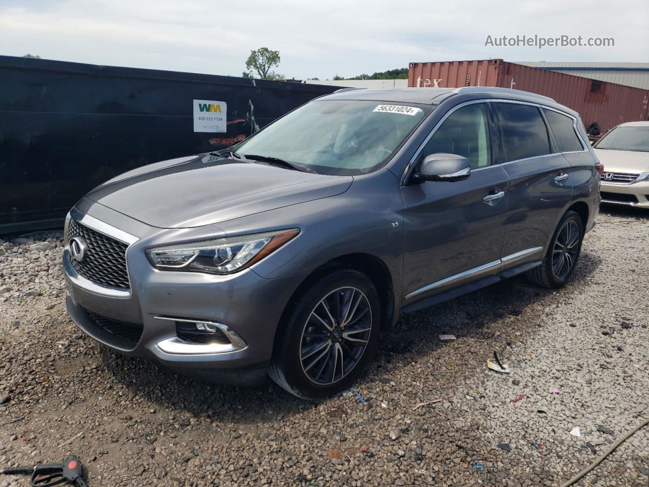 2017 Infiniti Qx60  Charcoal vin: 5N1DL0MNXHC559320