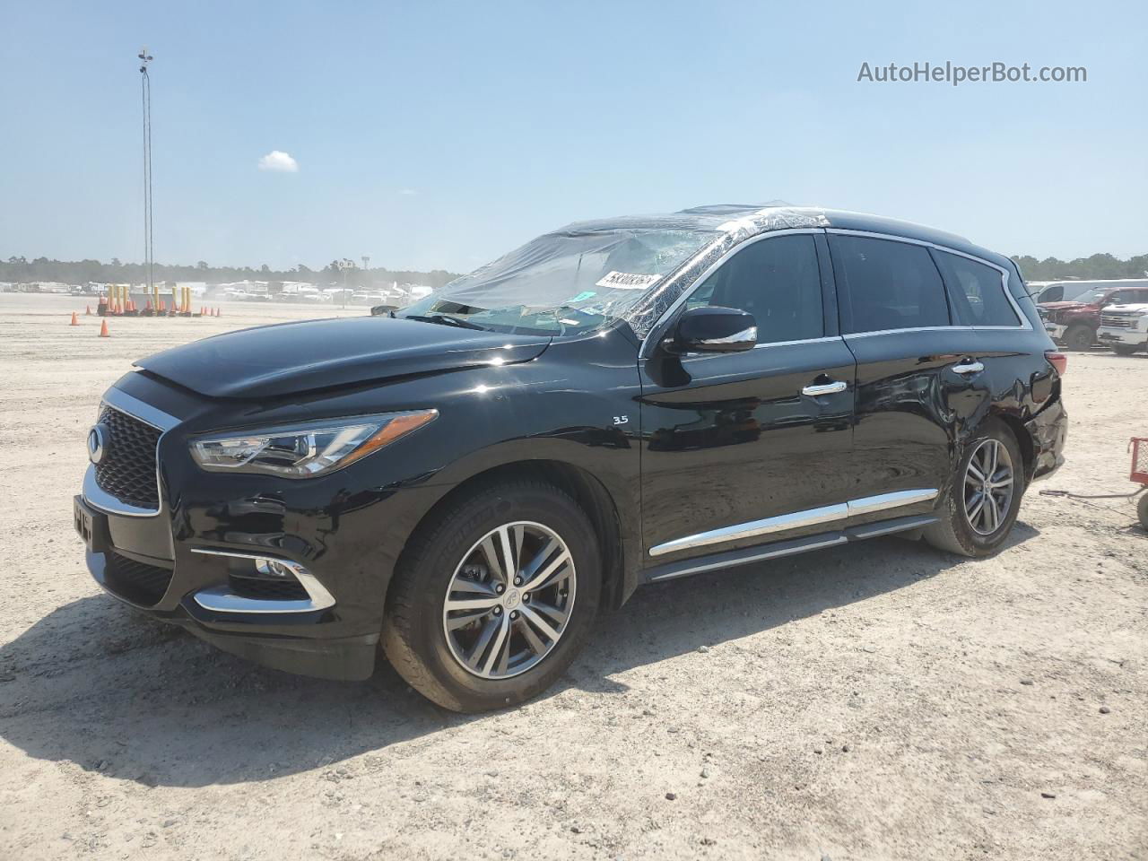 2020 Infiniti Qx60 Luxe Black vin: 5N1DL0MNXLC500518