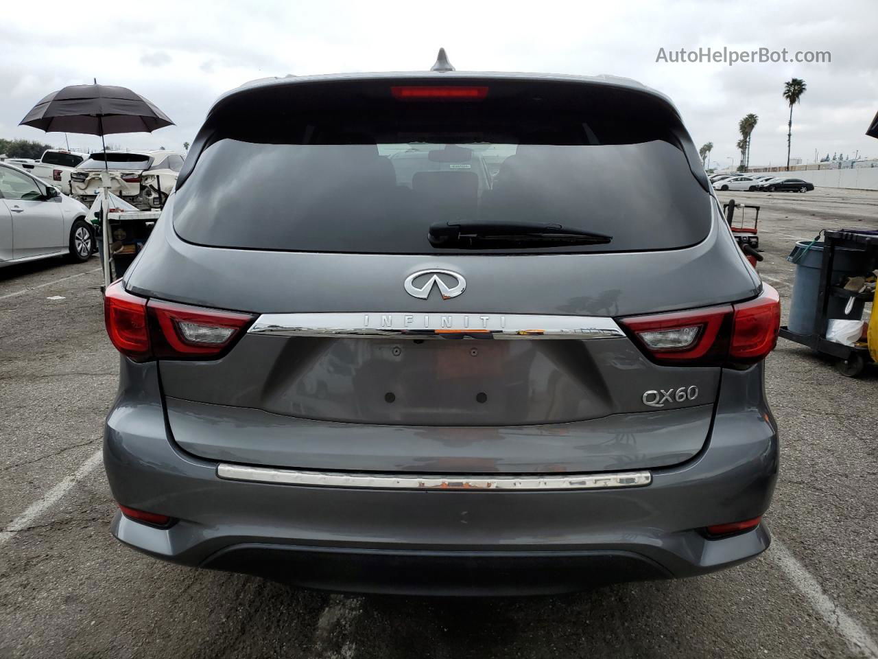 2020 Infiniti Qx60 Luxe Gray vin: 5N1DL0MNXLC507159