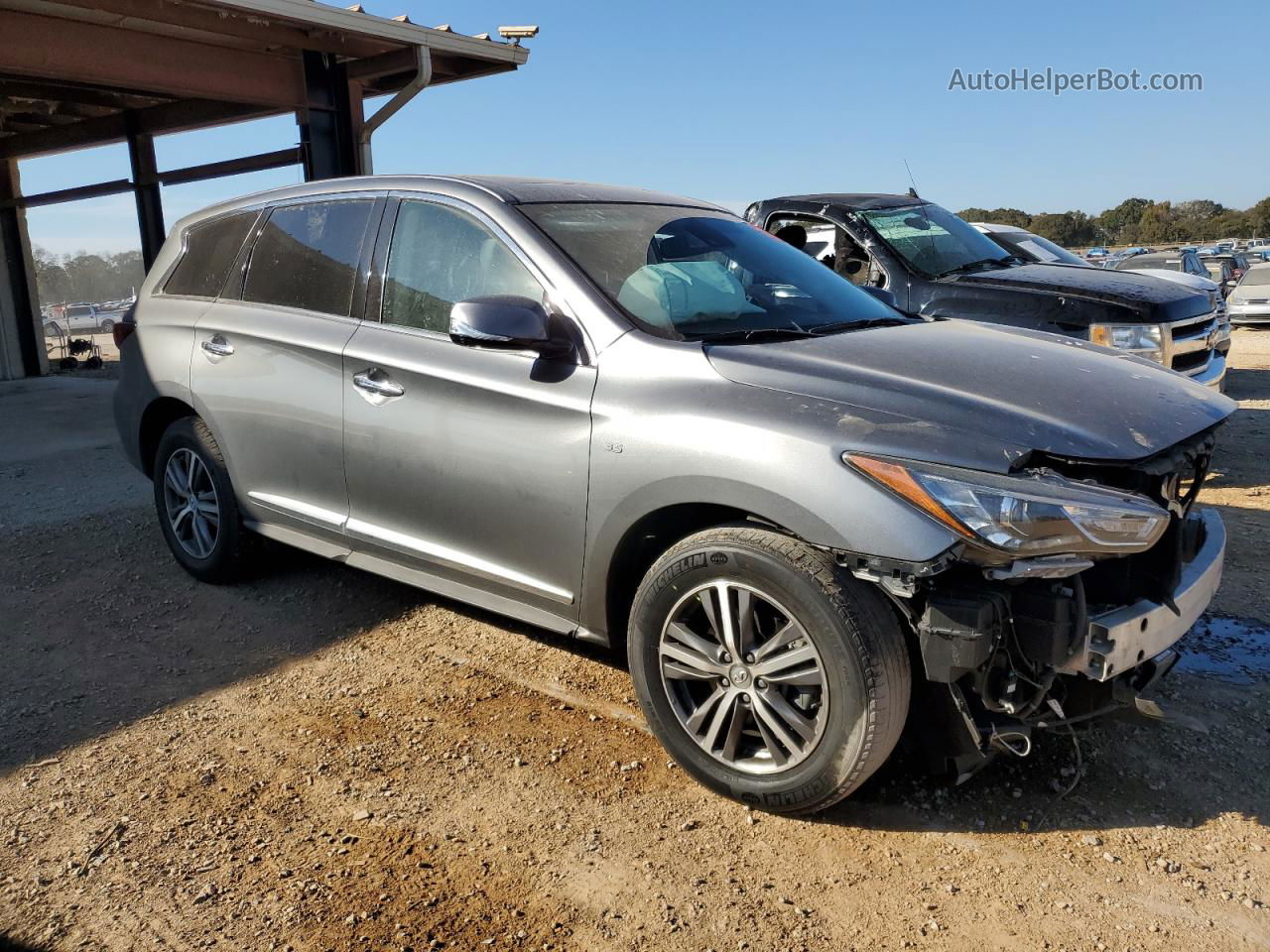 2020 Infiniti Qx60 Luxe Gray vin: 5N1DL0MNXLC520963