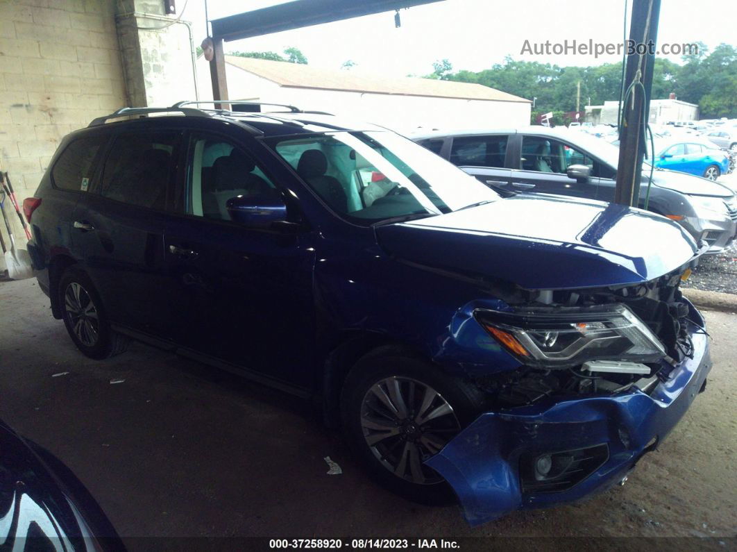 2020 Nissan Pathfinder S Blue vin: 5N1DR2AM0LC624061