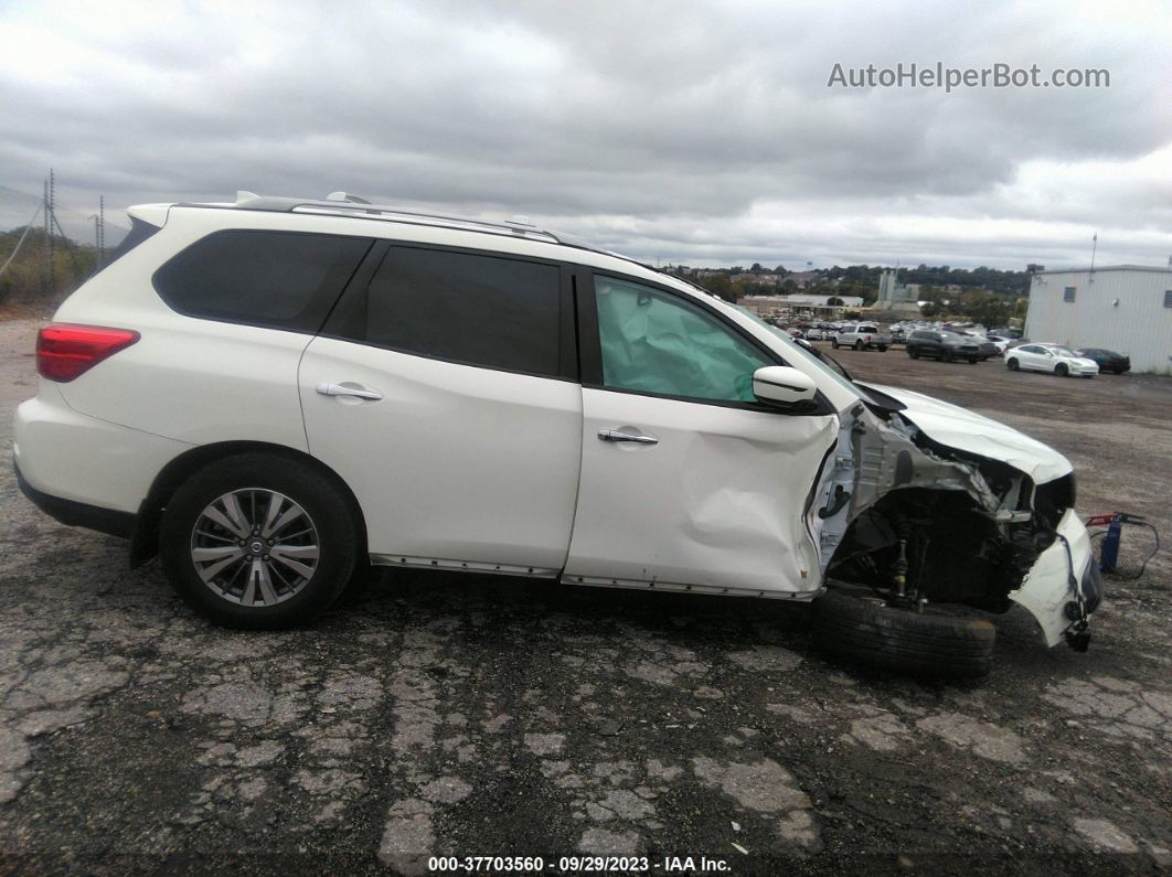 2020 Nissan Pathfinder S 4wd White vin: 5N1DR2AM0LC645699