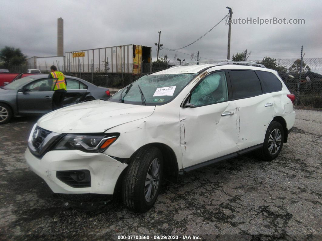 2020 Nissan Pathfinder S 4wd White vin: 5N1DR2AM0LC645699