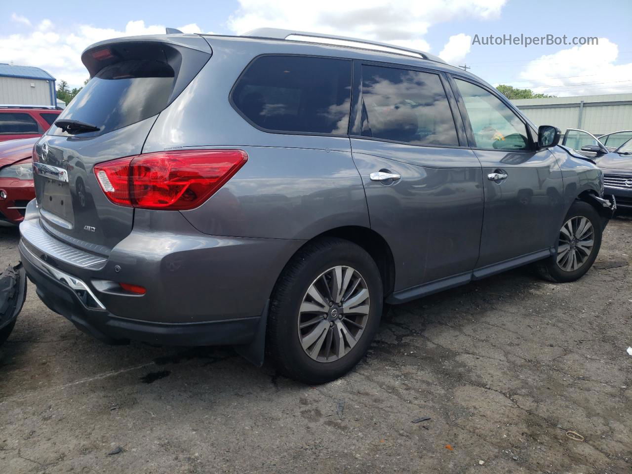 2020 Nissan Pathfinder S Gray vin: 5N1DR2AM1LC650314