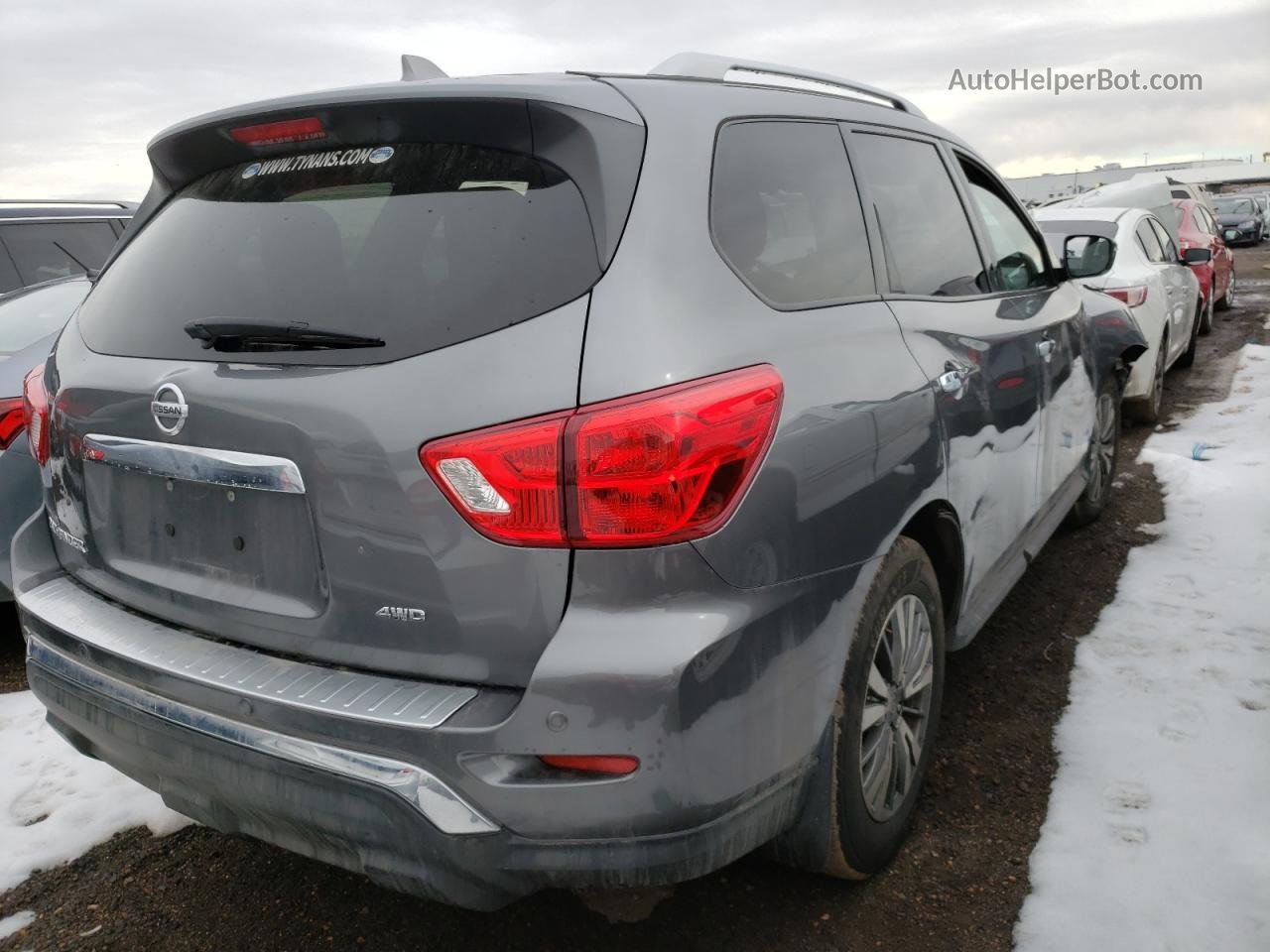 2020 Nissan Pathfinder S Gray vin: 5N1DR2AM2LC642187