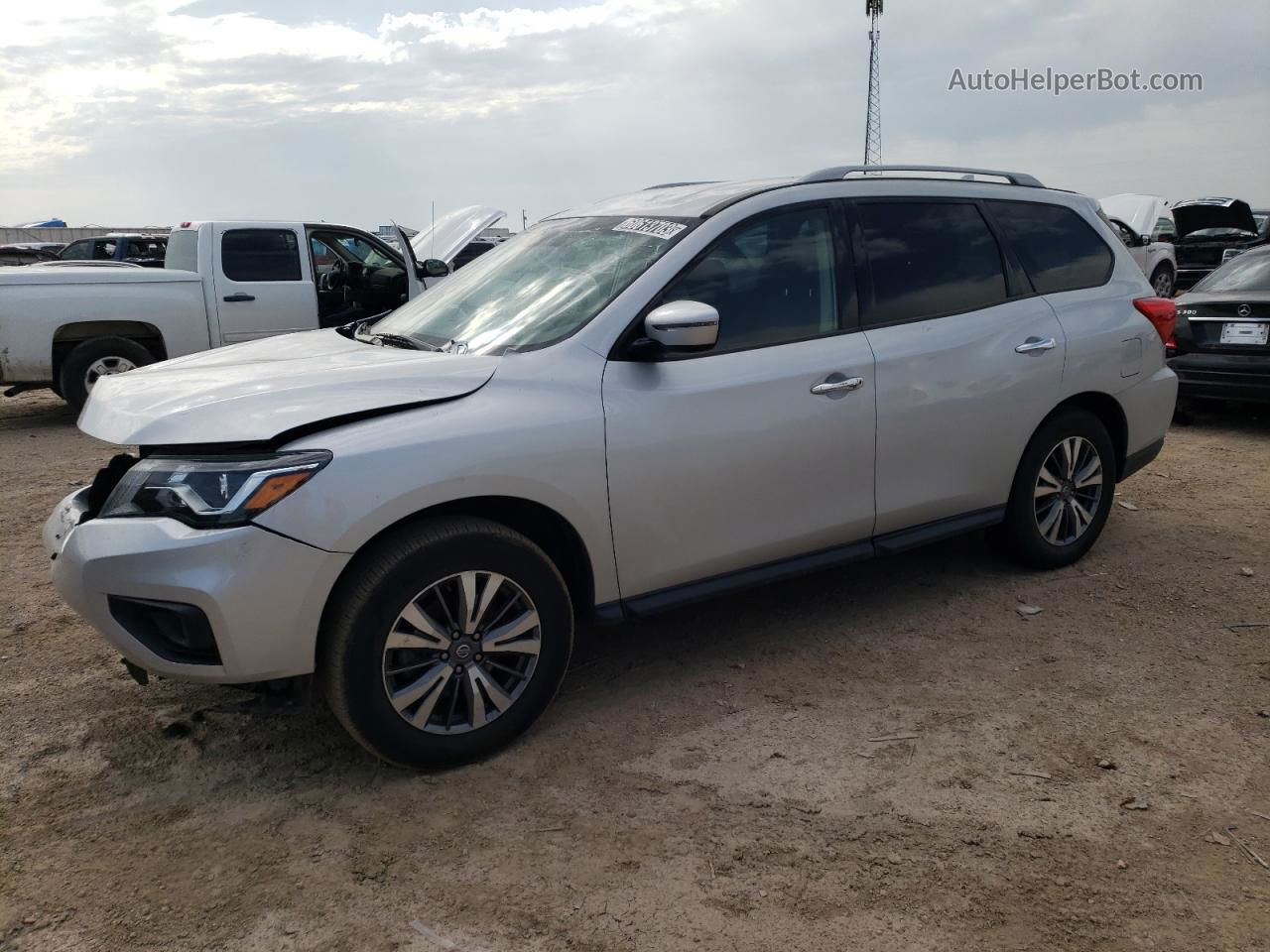 2020 Nissan Pathfinder S Silver vin: 5N1DR2AM6LC621861