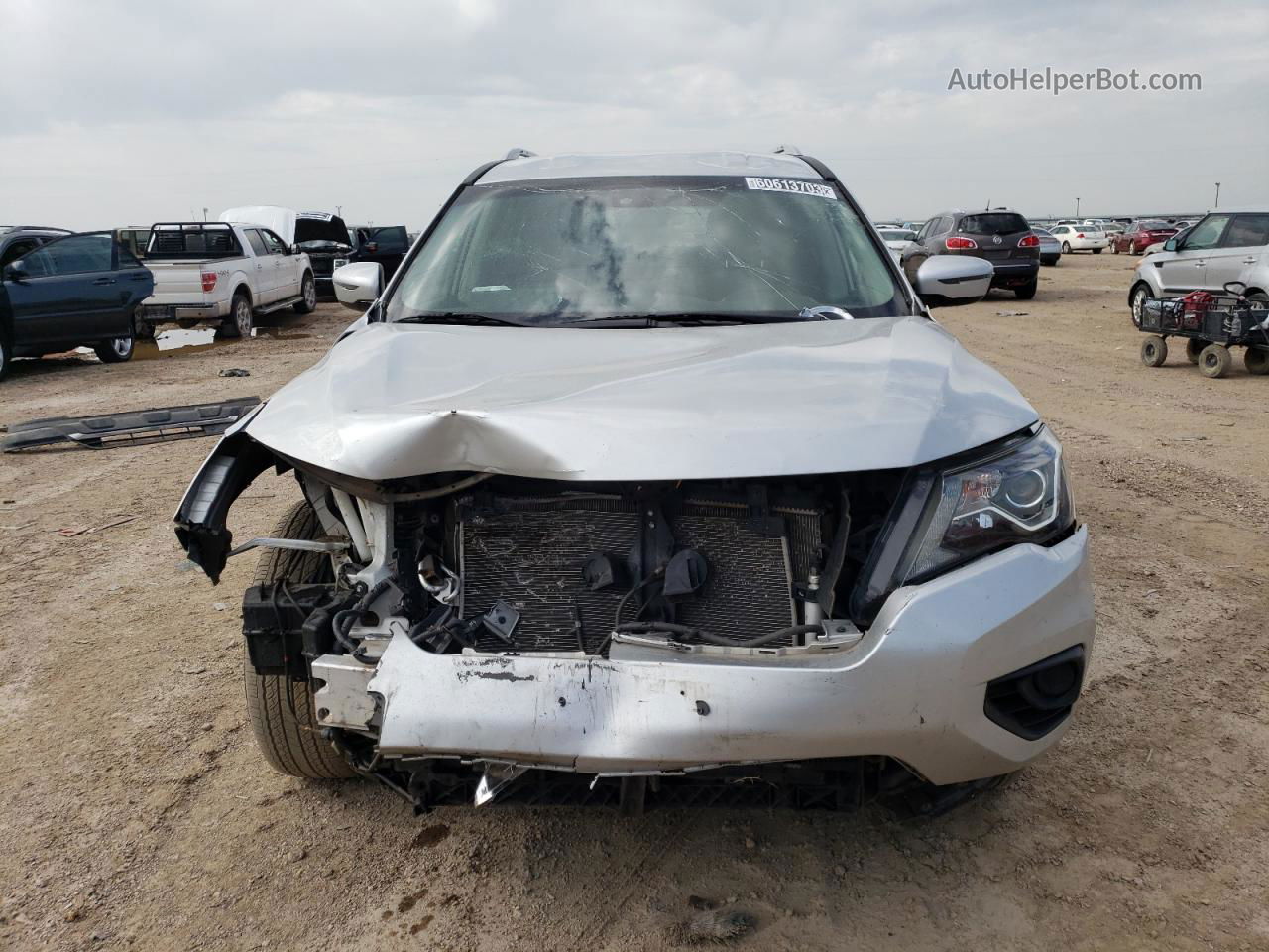 2020 Nissan Pathfinder S Silver vin: 5N1DR2AM6LC621861