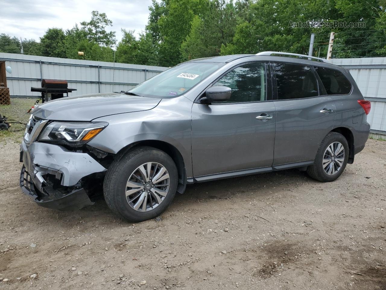 2020 Nissan Pathfinder S Gray vin: 5N1DR2AM6LC630172