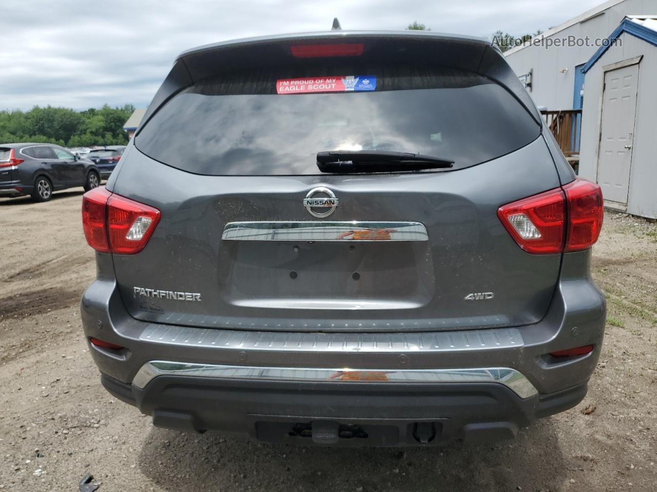 2020 Nissan Pathfinder S Gray vin: 5N1DR2AM6LC630172