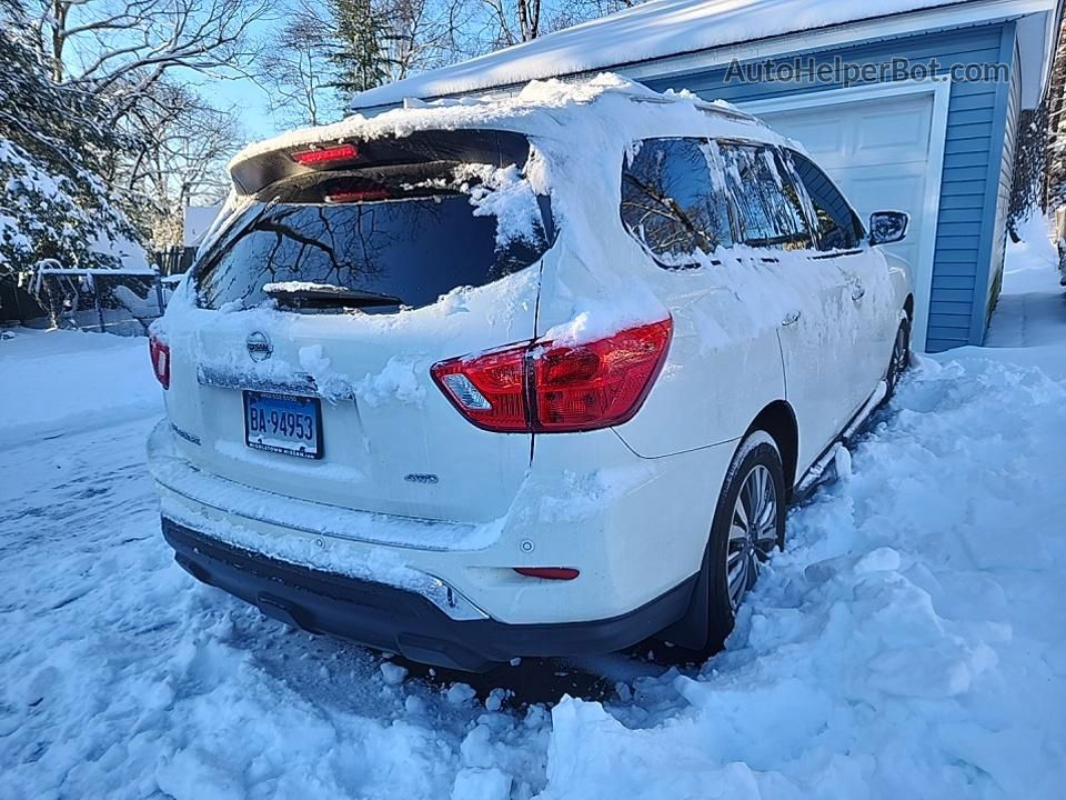 2020 Nissan Pathfinder S White vin: 5N1DR2AM7LC640757