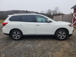 2020 Nissan Pathfinder S White vin: 5N1DR2AM9LC649623