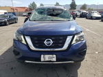 2020 Nissan Pathfinder S Blue vin: 5N1DR2AN1LC597977