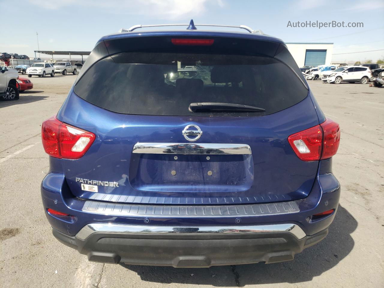 2020 Nissan Pathfinder S Blue vin: 5N1DR2AN1LC597977