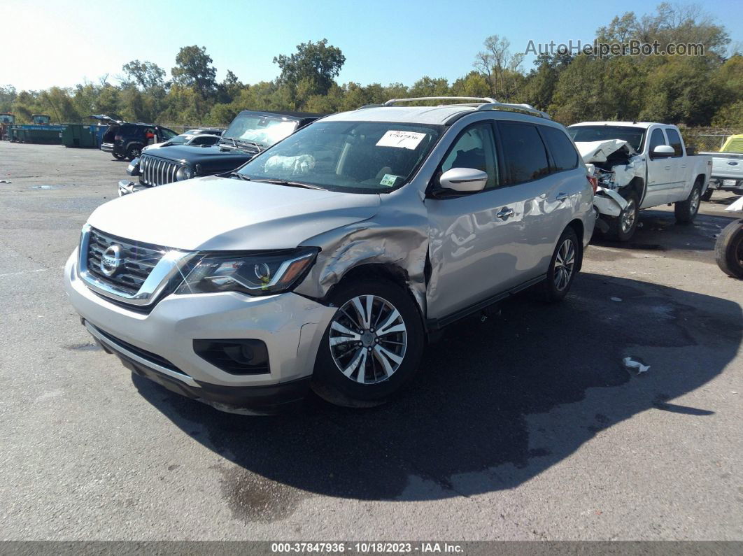 2020 Nissan Pathfinder S Серебряный vin: 5N1DR2AN1LC618701