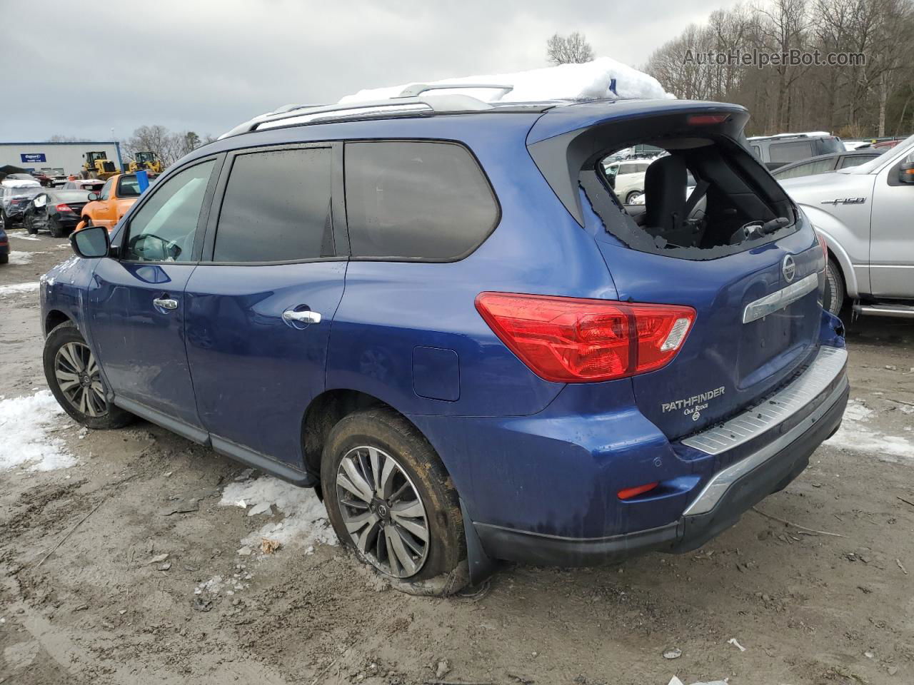 2020 Nissan Pathfinder S Blue vin: 5N1DR2AN4LC603531