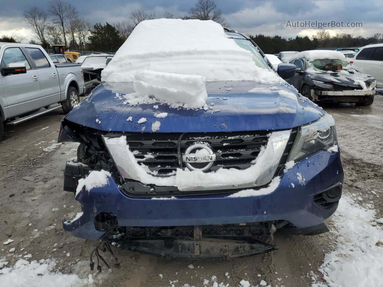 2020 Nissan Pathfinder S Blue vin: 5N1DR2AN4LC603531