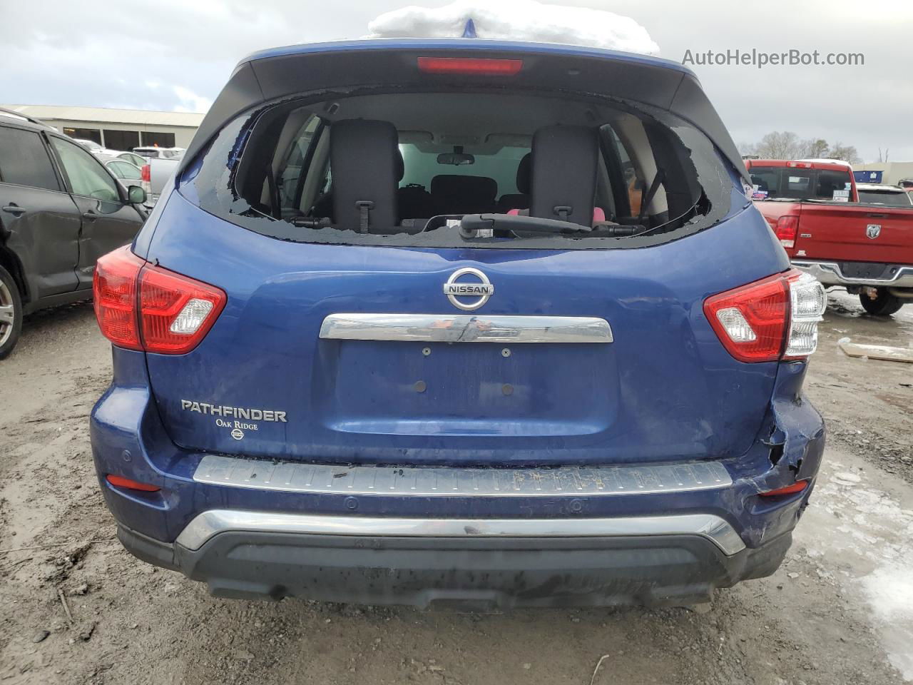 2020 Nissan Pathfinder S Blue vin: 5N1DR2AN4LC603531