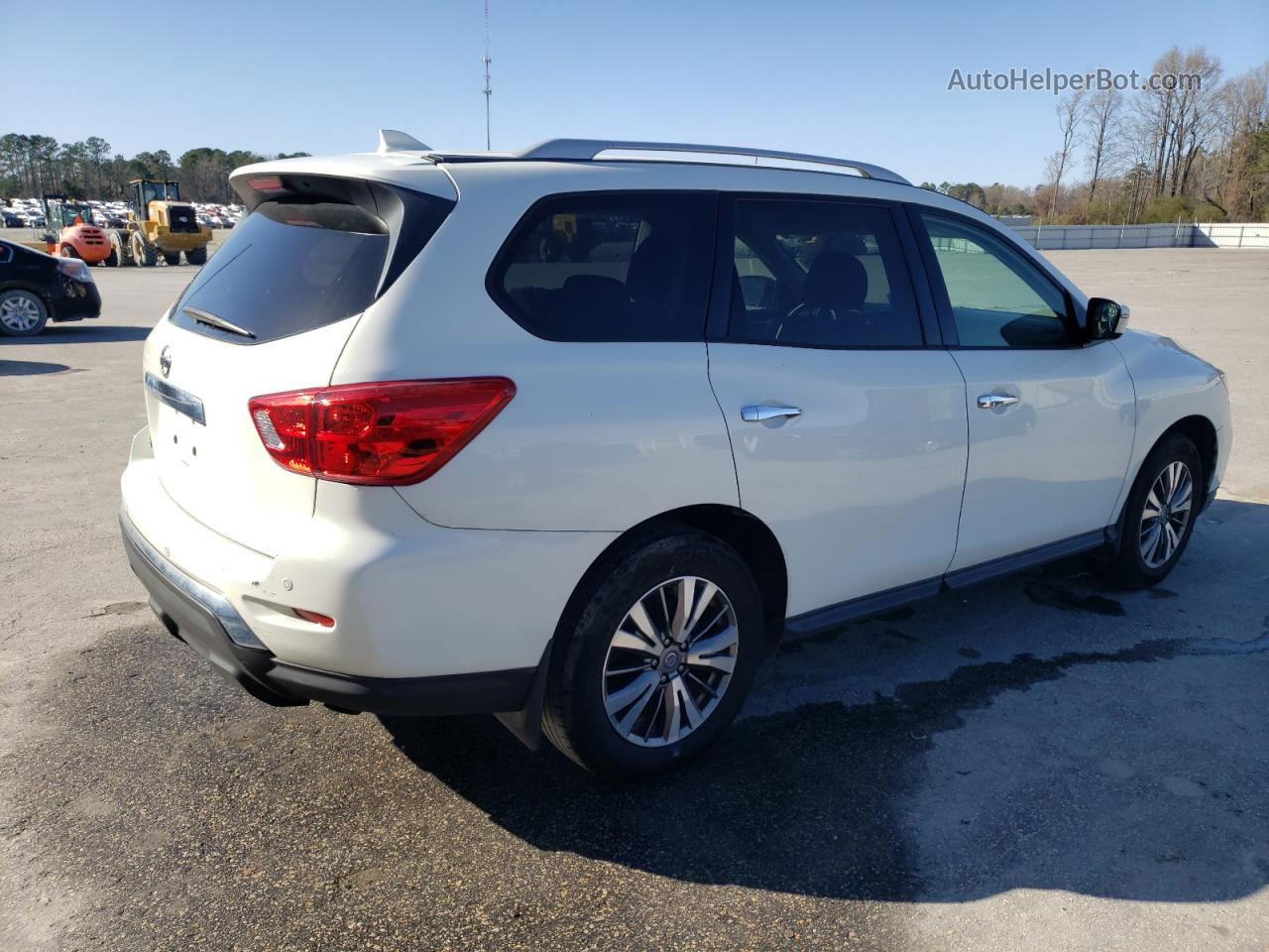 2020 Nissan Pathfinder S White vin: 5N1DR2AN5LC580146