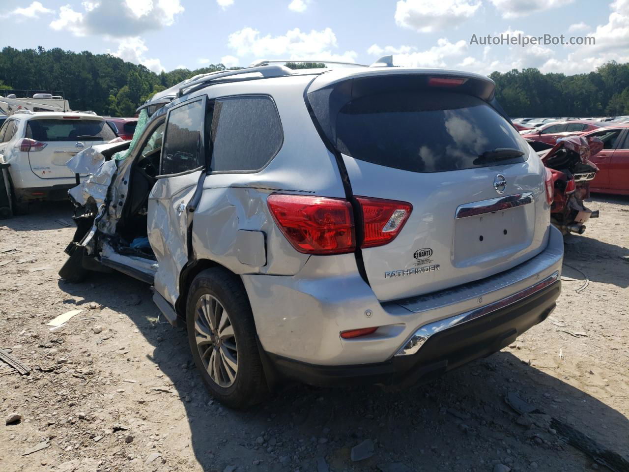 2020 Nissan Pathfinder S Silver vin: 5N1DR2AN5LC632178