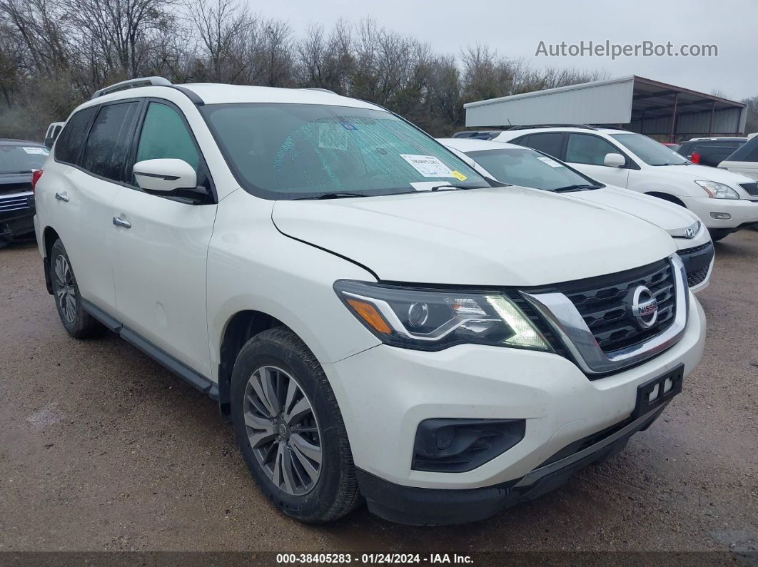 2020 Nissan Pathfinder S 2wd White vin: 5N1DR2AN6LC576879