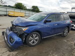 2020 Nissan Pathfinder S Синий vin: 5N1DR2AN6LC582178