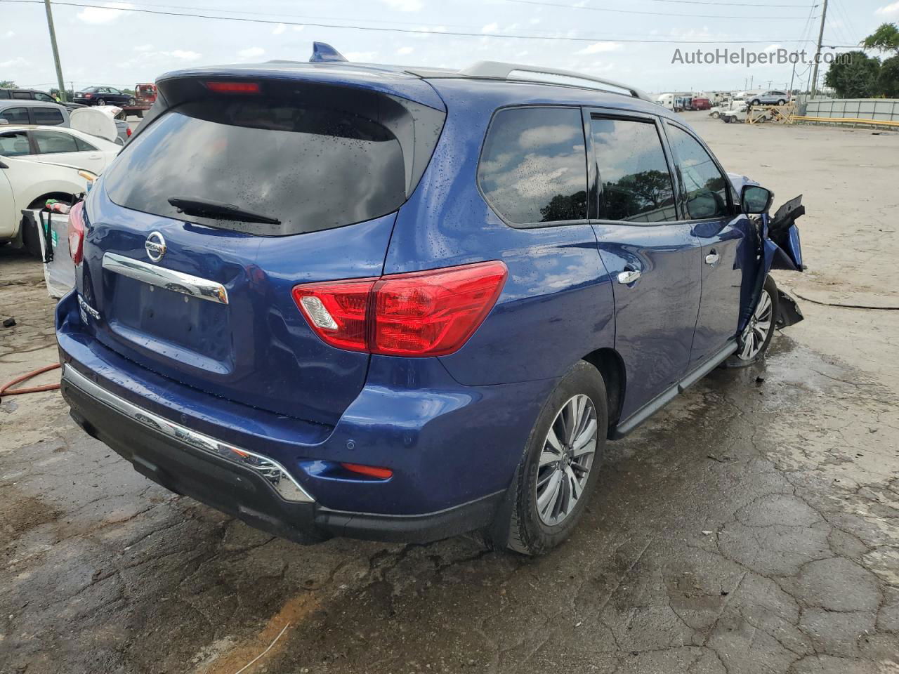 2020 Nissan Pathfinder S Blue vin: 5N1DR2AN6LC582178