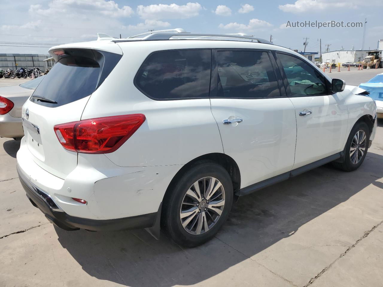 2020 Nissan Pathfinder S White vin: 5N1DR2AN6LC584383