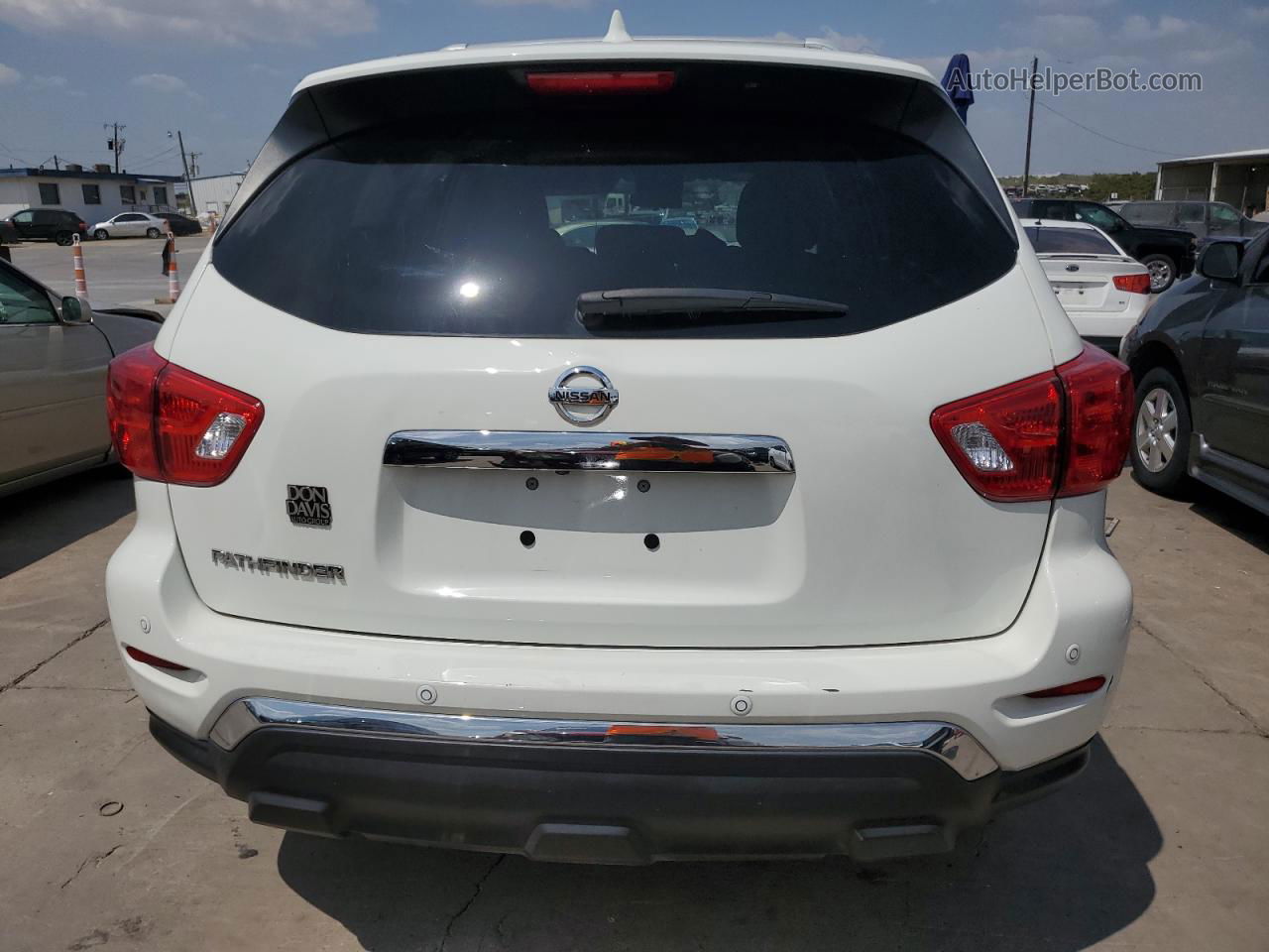 2020 Nissan Pathfinder S White vin: 5N1DR2AN6LC584383