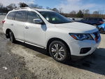 2020 Nissan Pathfinder S White vin: 5N1DR2AN6LC596940